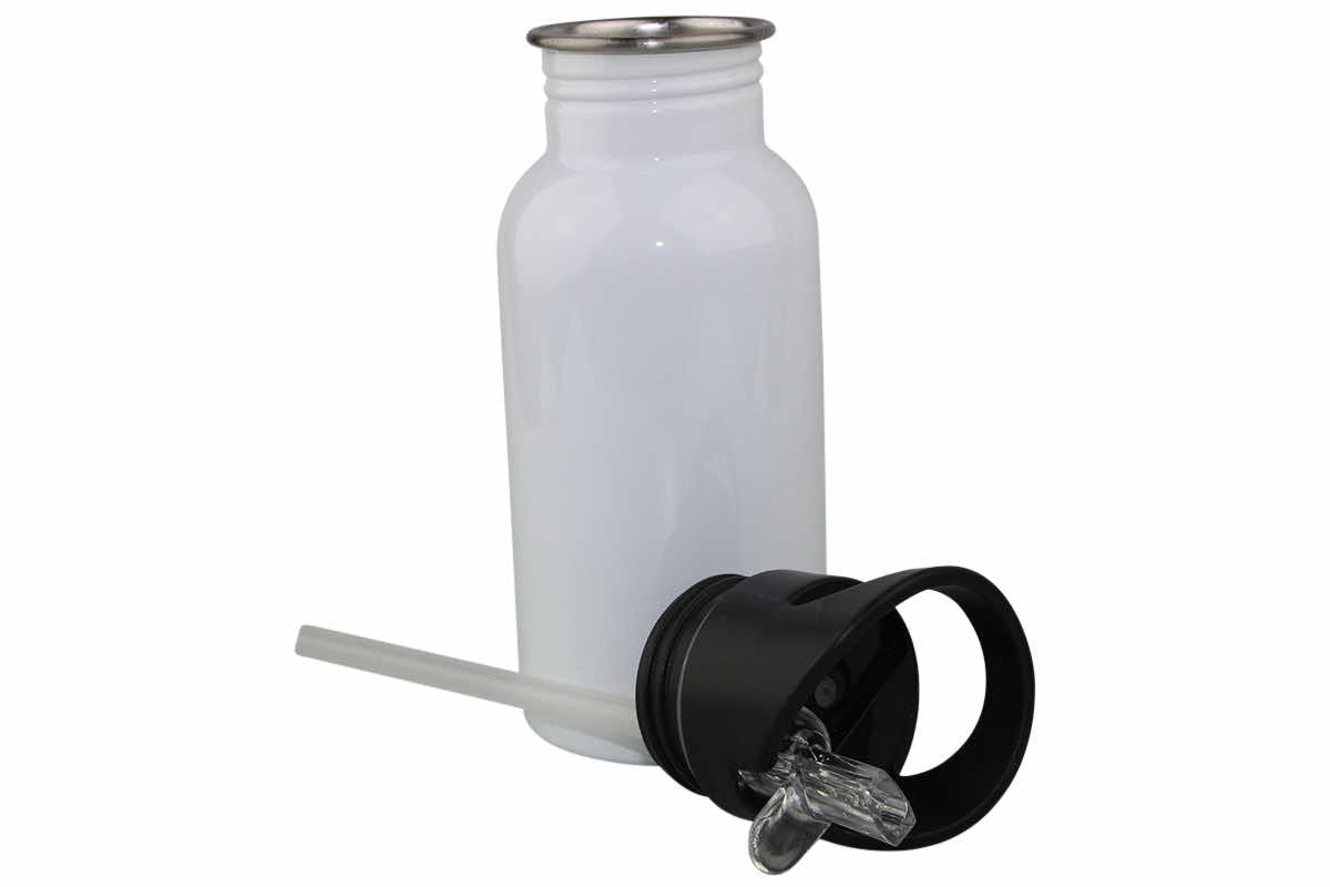 Personalisierte Trinkflasche für Kinder mit Highlandtieren und Name