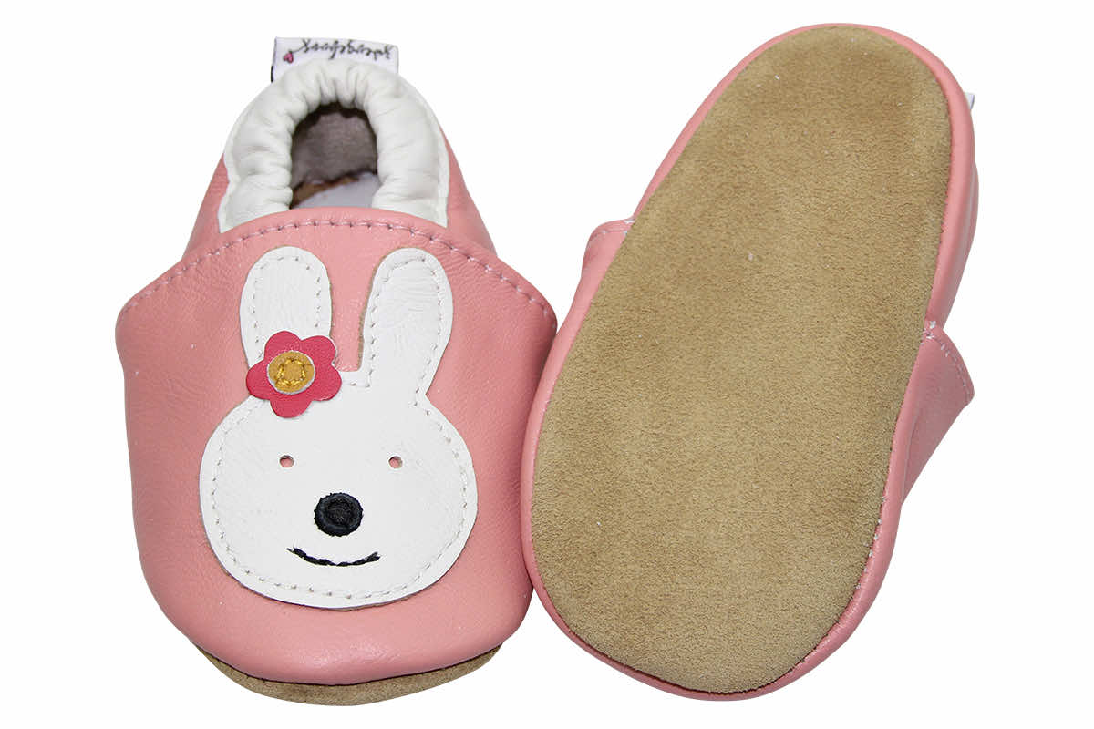 Lederfinkli 6-12 Mt. Hase rosa