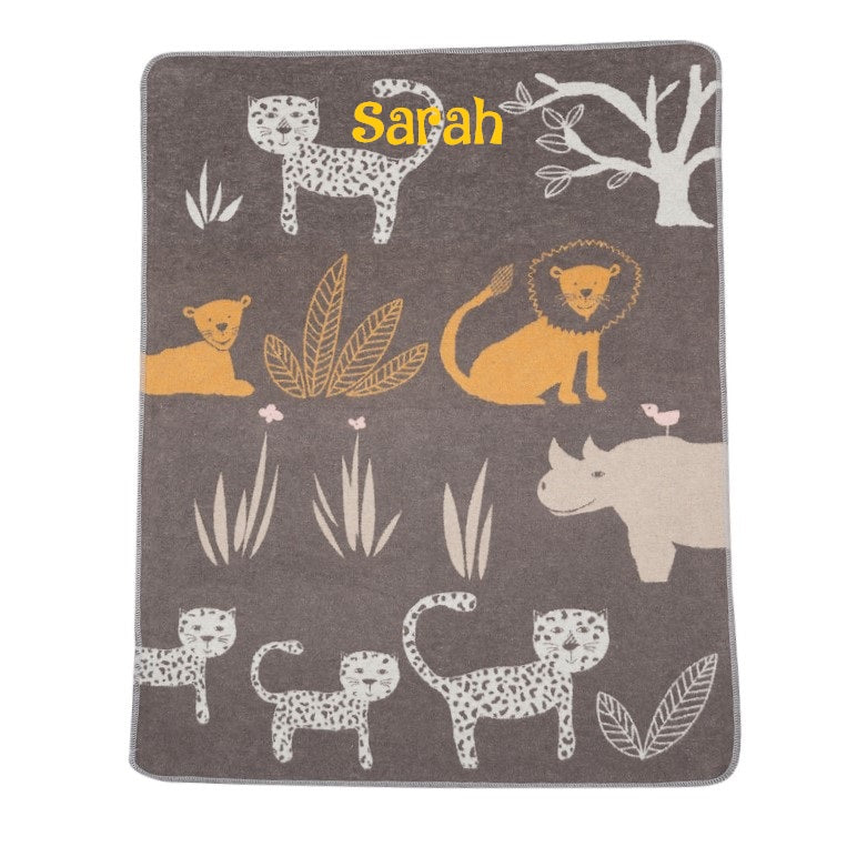 Jungle de plafond bébé mélange brun