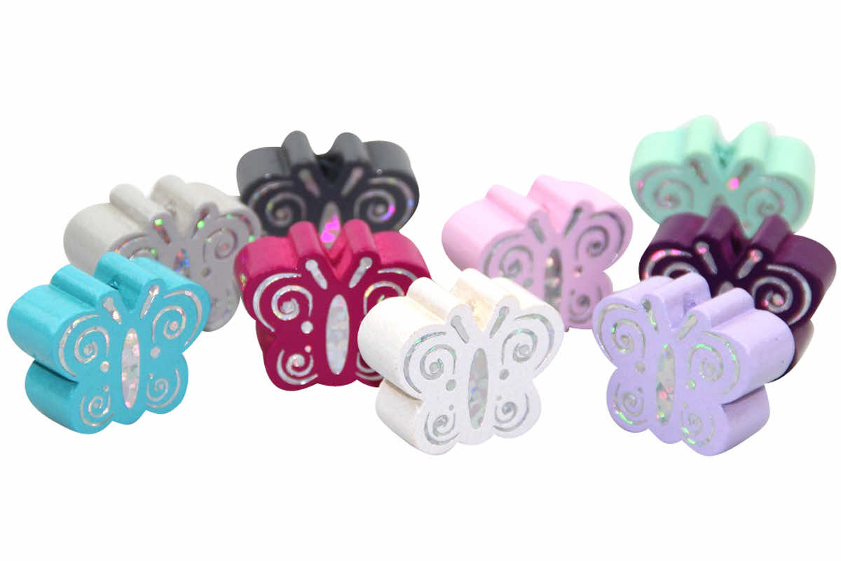 Motor Pearls Glitter Butterfly
