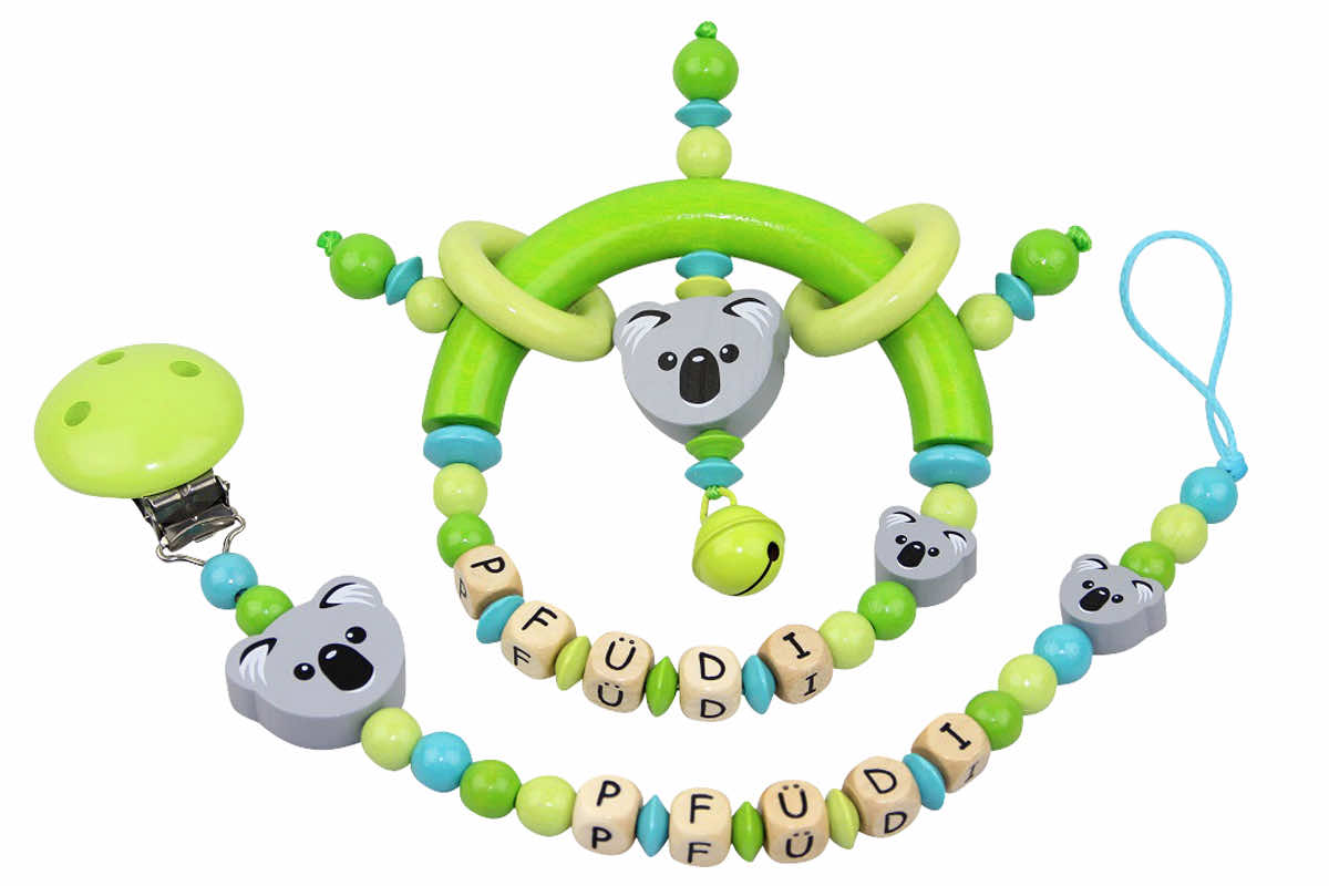 Geschenkset Koala lemon:grün