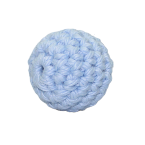 Crochet Pearl Pastel bleu