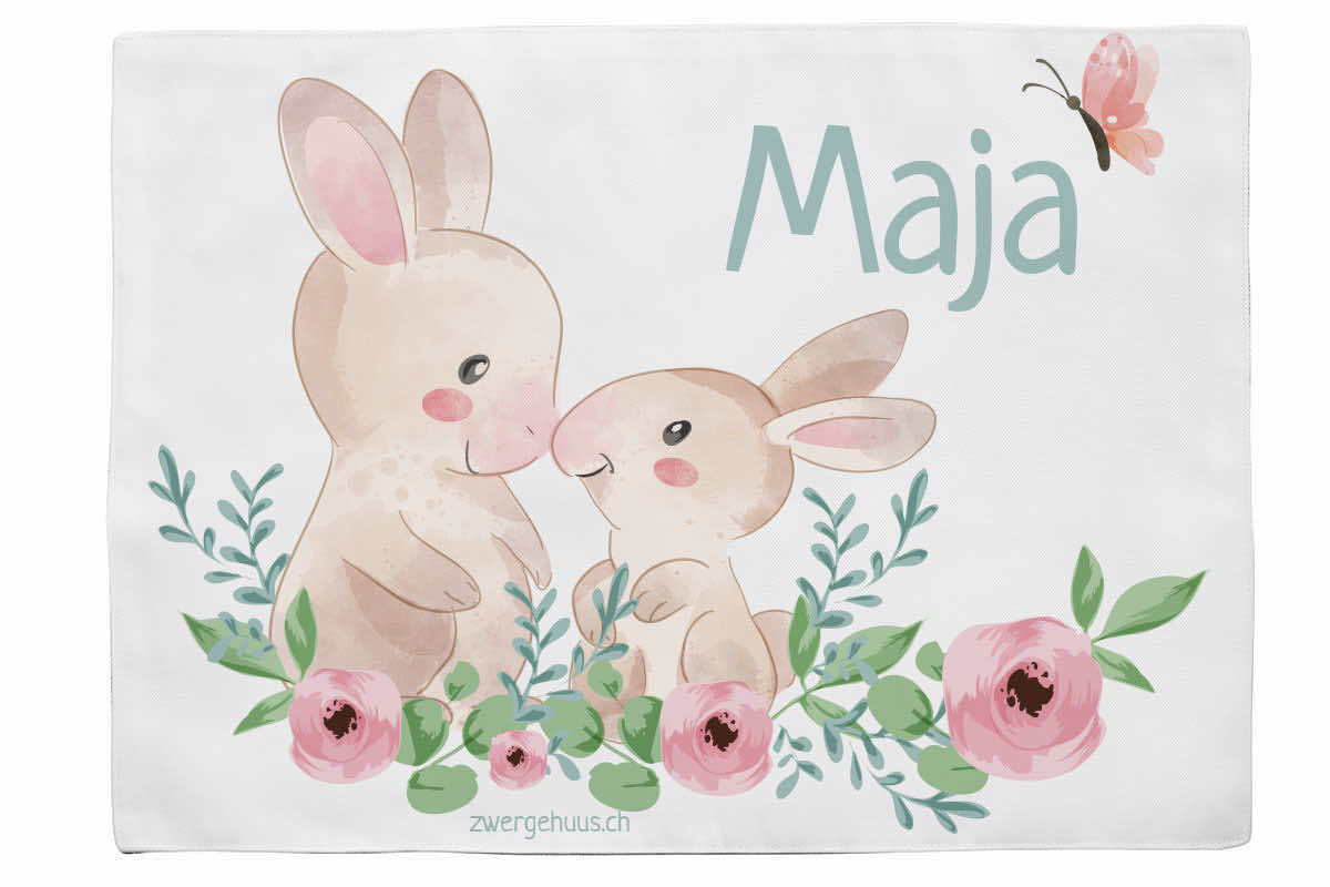 Tableau de tissu Set Bunny