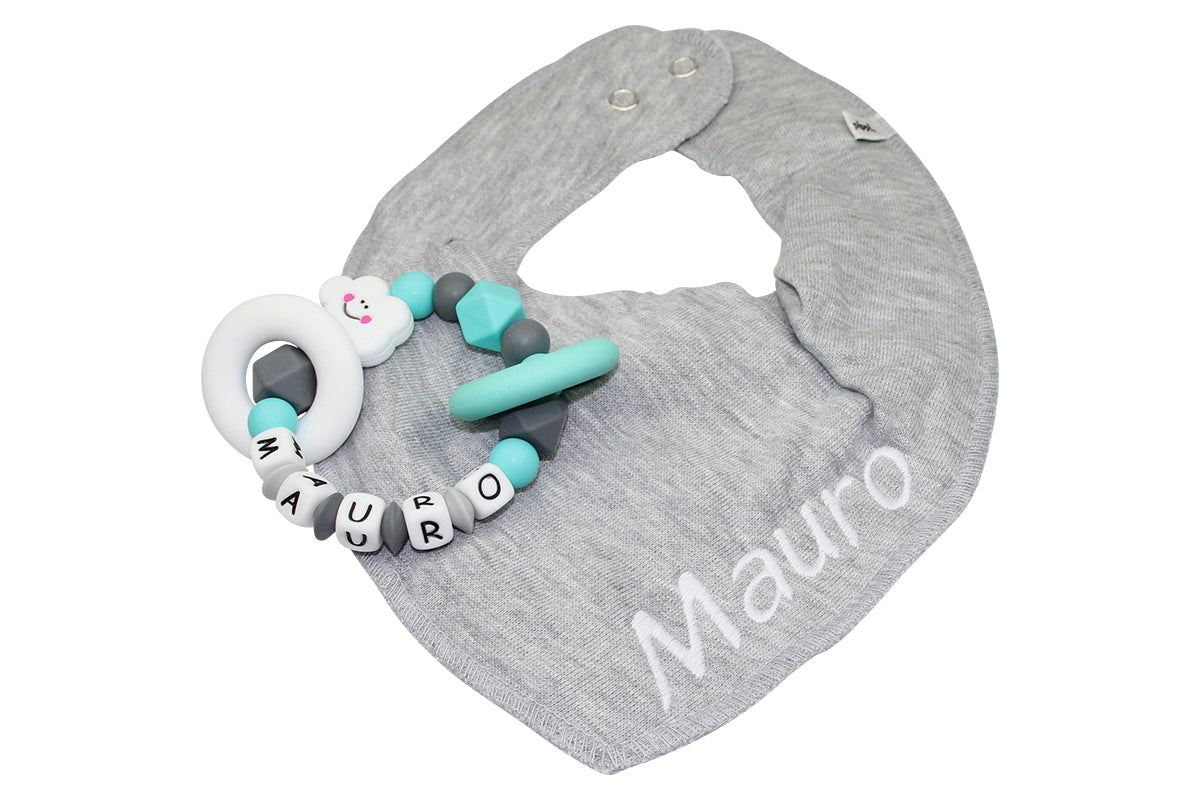 Le renard triangulaire set en silicone avec un nuage greipling