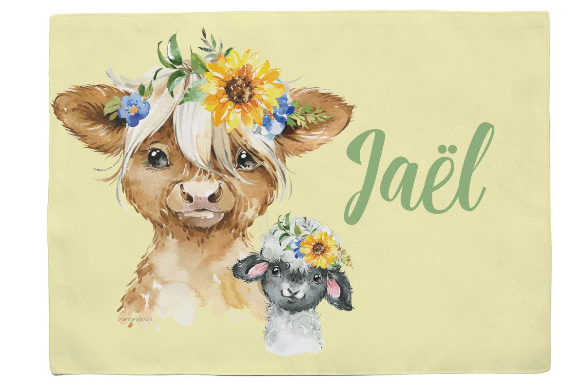 Frühstückskorb Highlandtiere