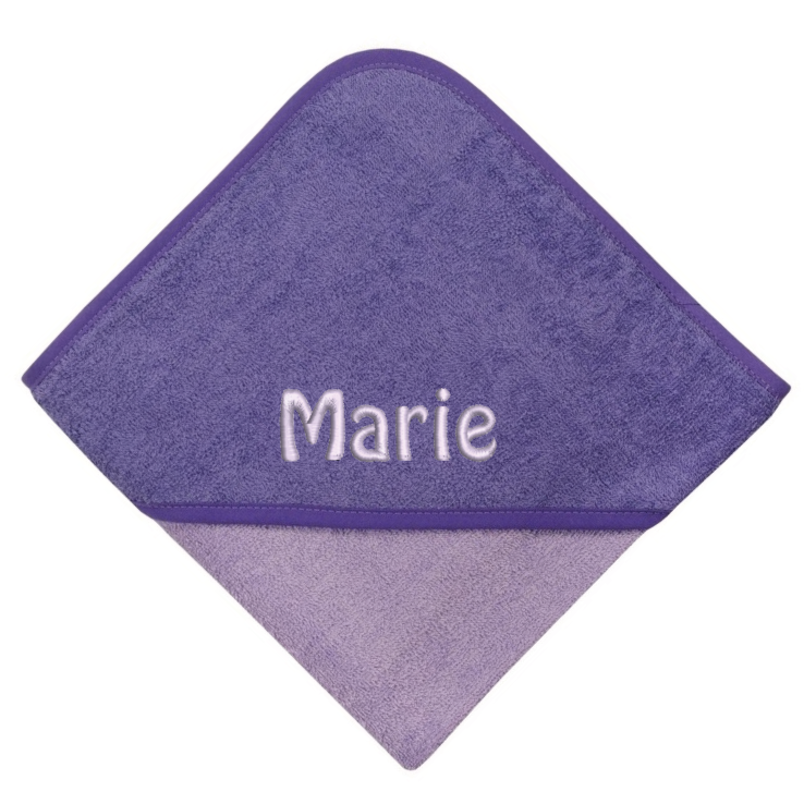 Kapuzenbadetuch mit Name