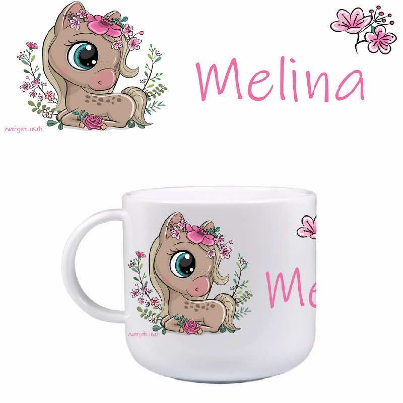 Kindertasse Pferd