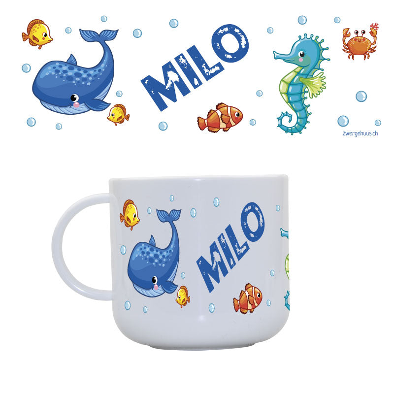 Kindertasse Unterwasserwelt