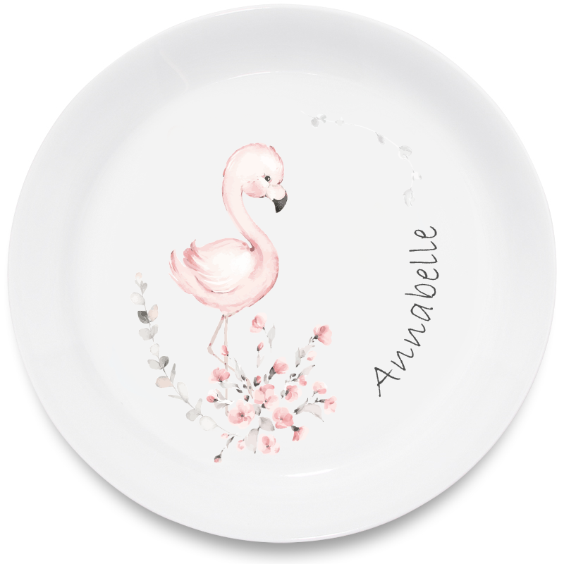 Kinderteller Flamingo
