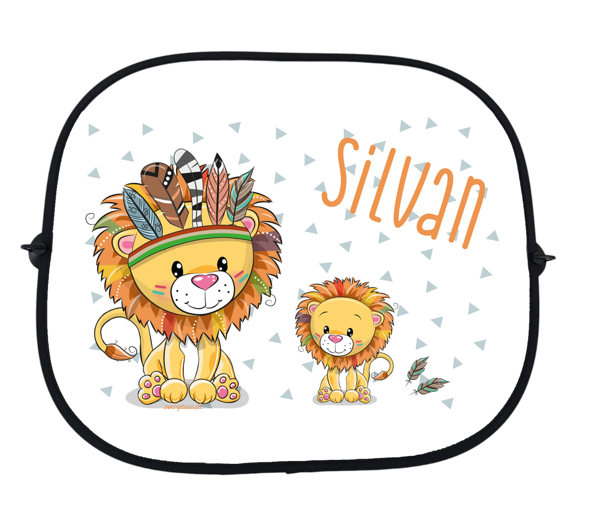 Car sun protection lion