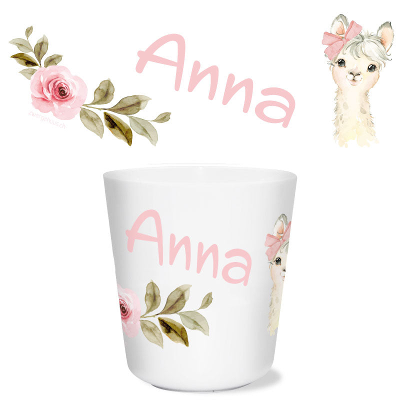 Trinkbecher Lama Party