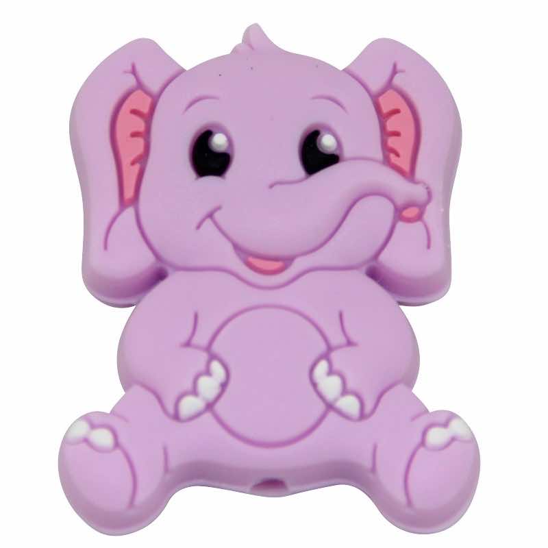 Éléphant du motif en silicone