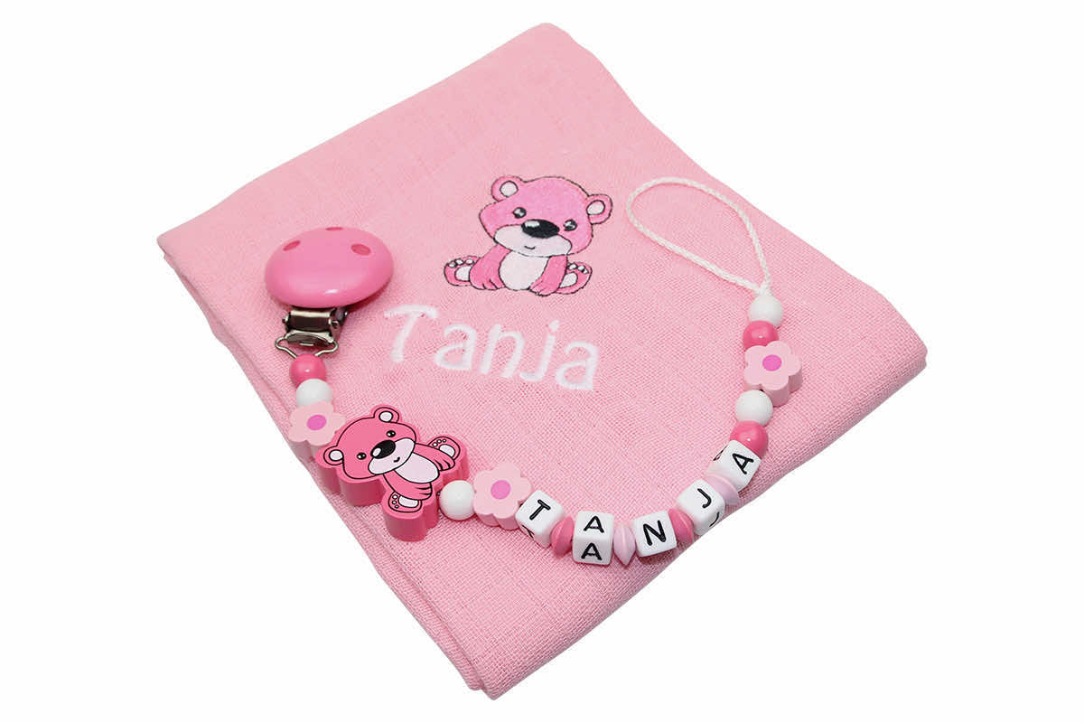 Nuscheliset Teddybär:Blümchen