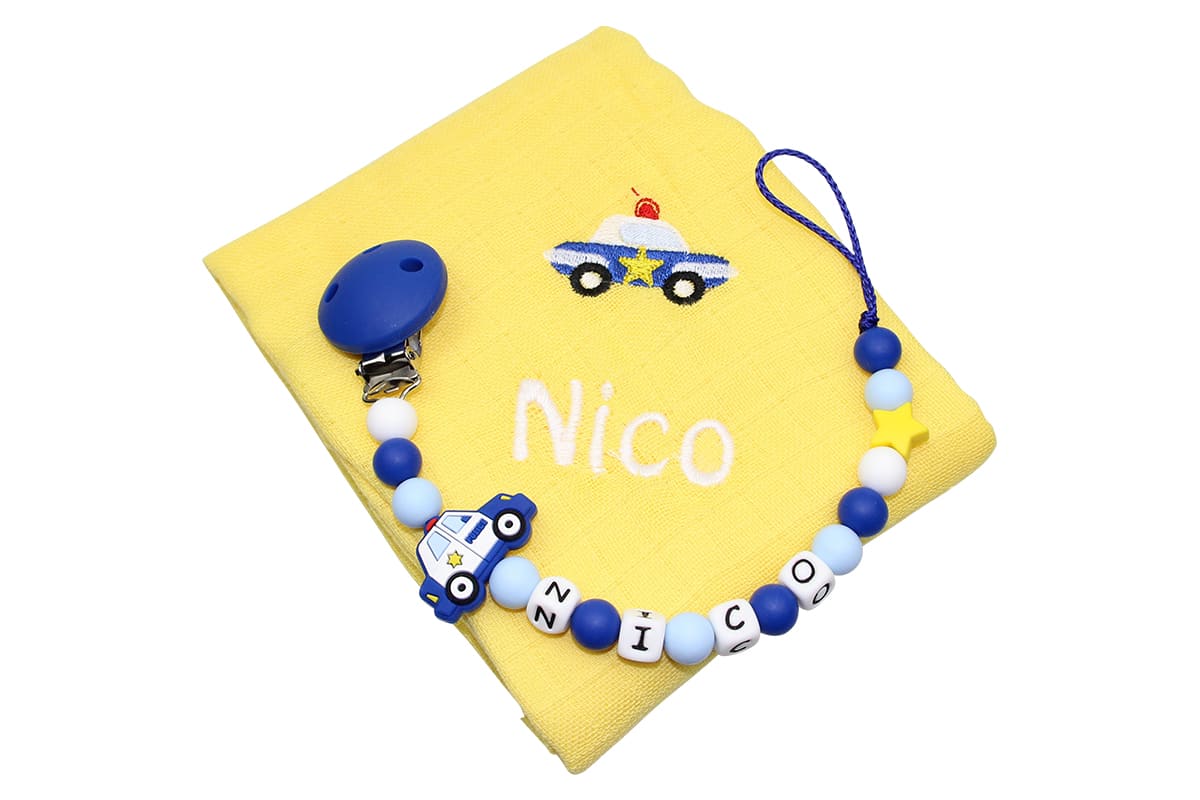 Voiture de police de silicone Nuscheliset