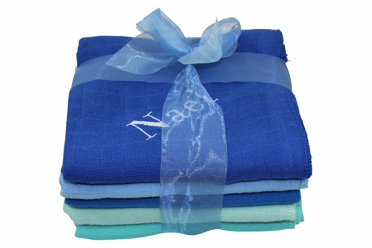 Nuscheliset Boy blau:türkis