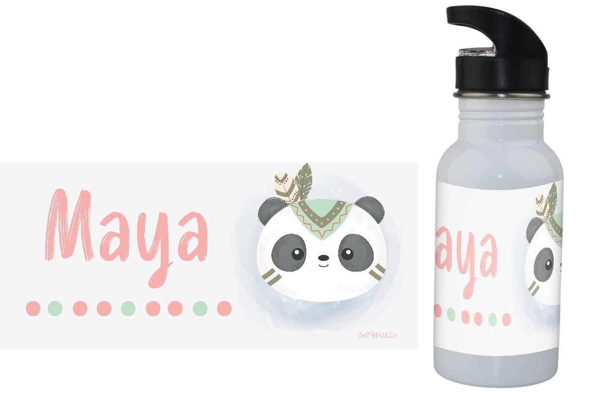 Trinkflasche Panda