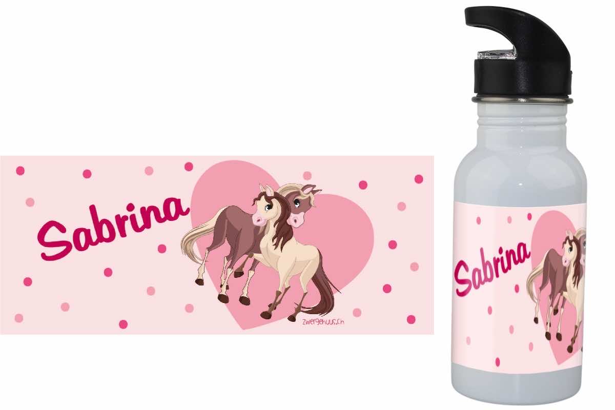 Horse heart drinking bottle
