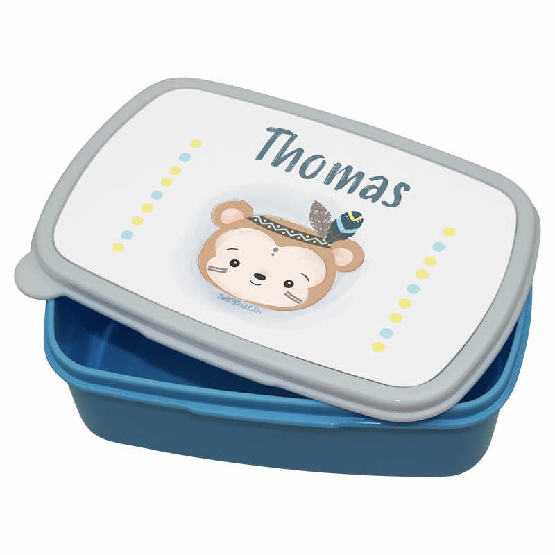 Lunchbox Kunststoff Affe