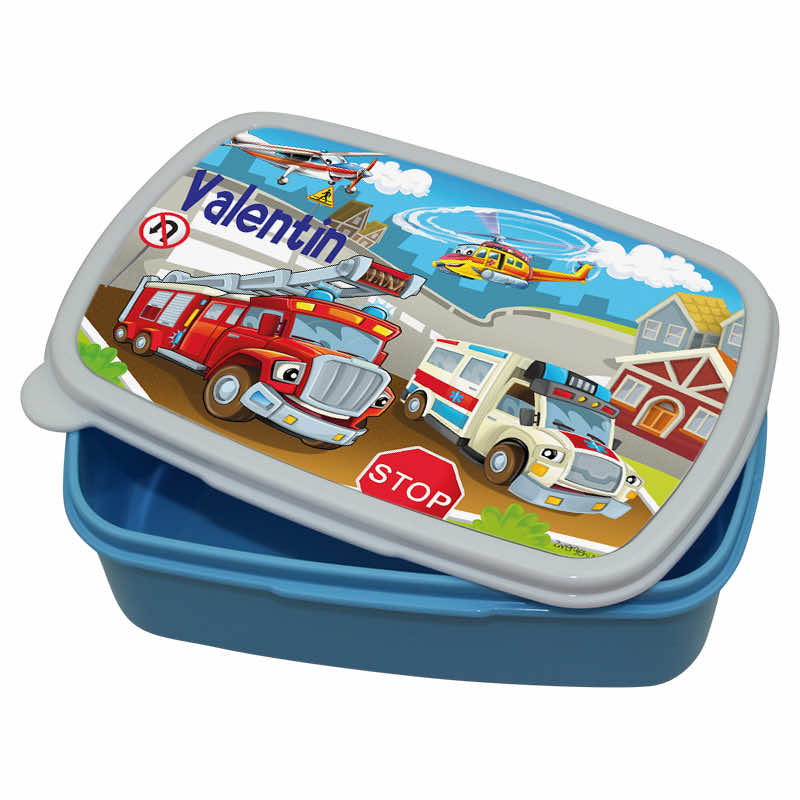 Lunchbox Kunststoff Feuerwehr