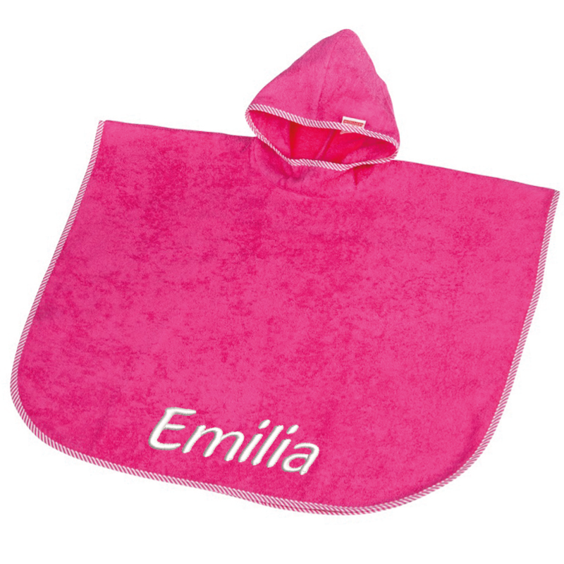 Bade-Poncho mit Name