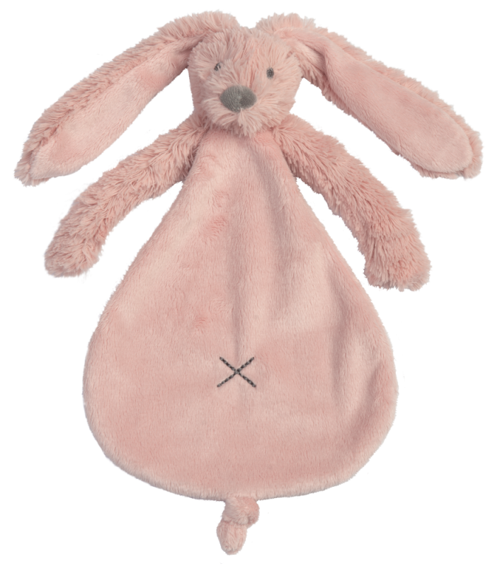 MINI Schmusetuch Hase rosa