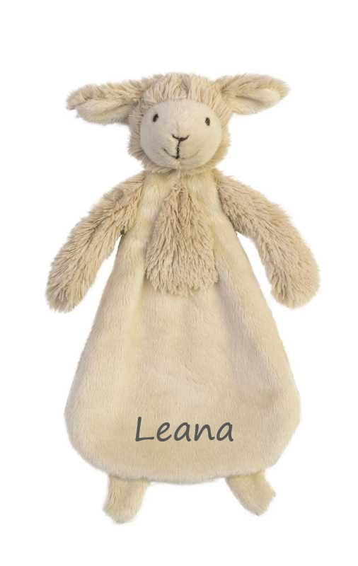 Mini en tissu en tissu d'agneau beige