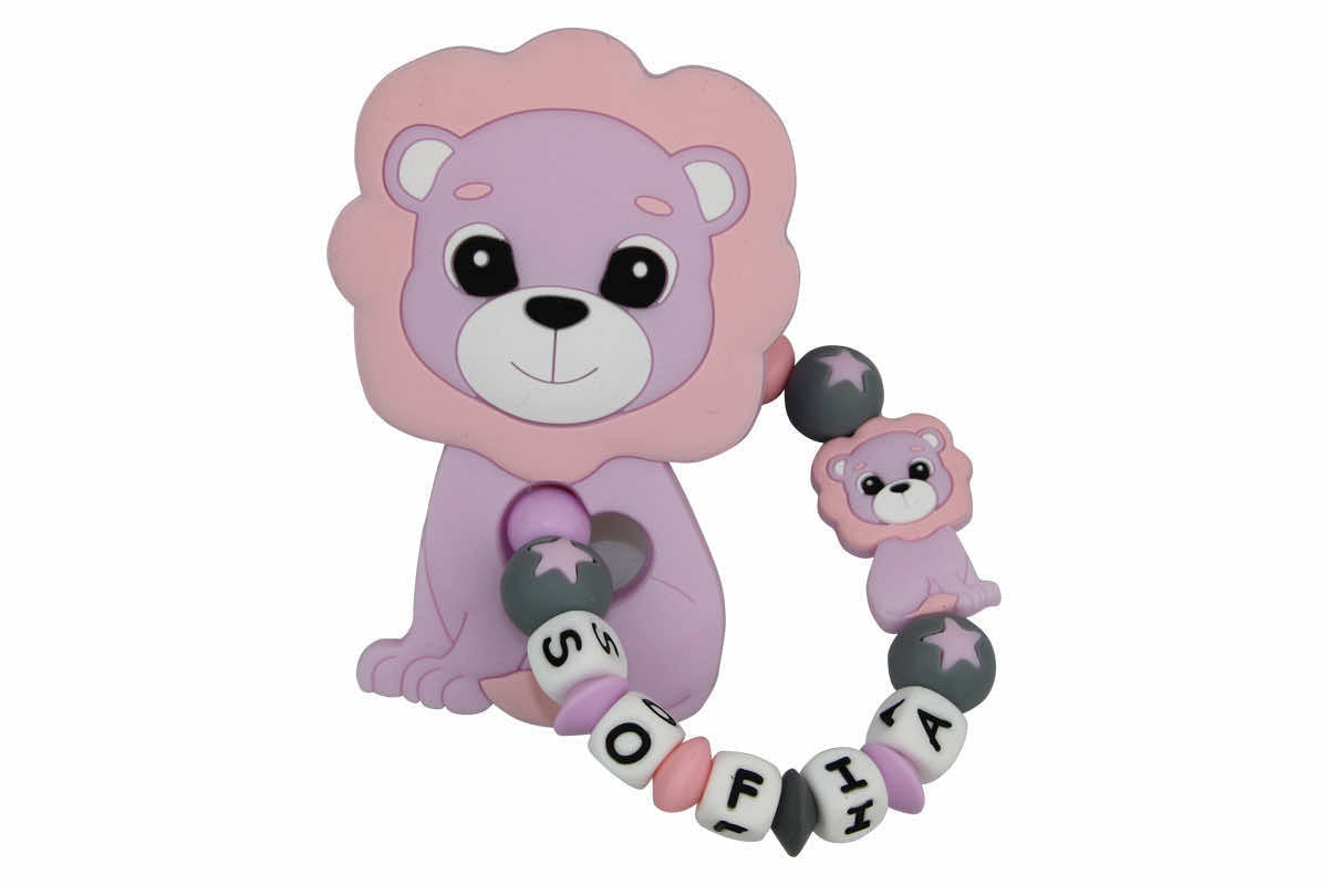 Bitey lion gray:lilac