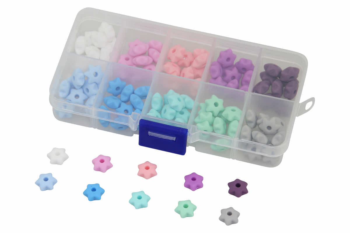 Starter set star lenses silicone 10mm