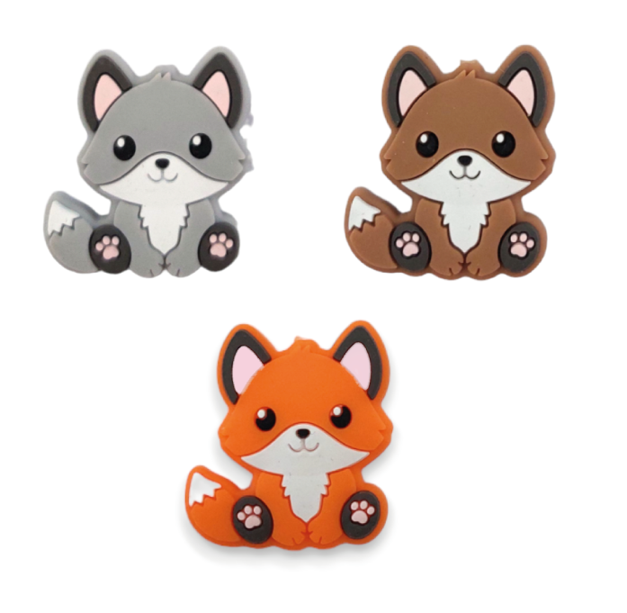 Motif en silicone bébé renard