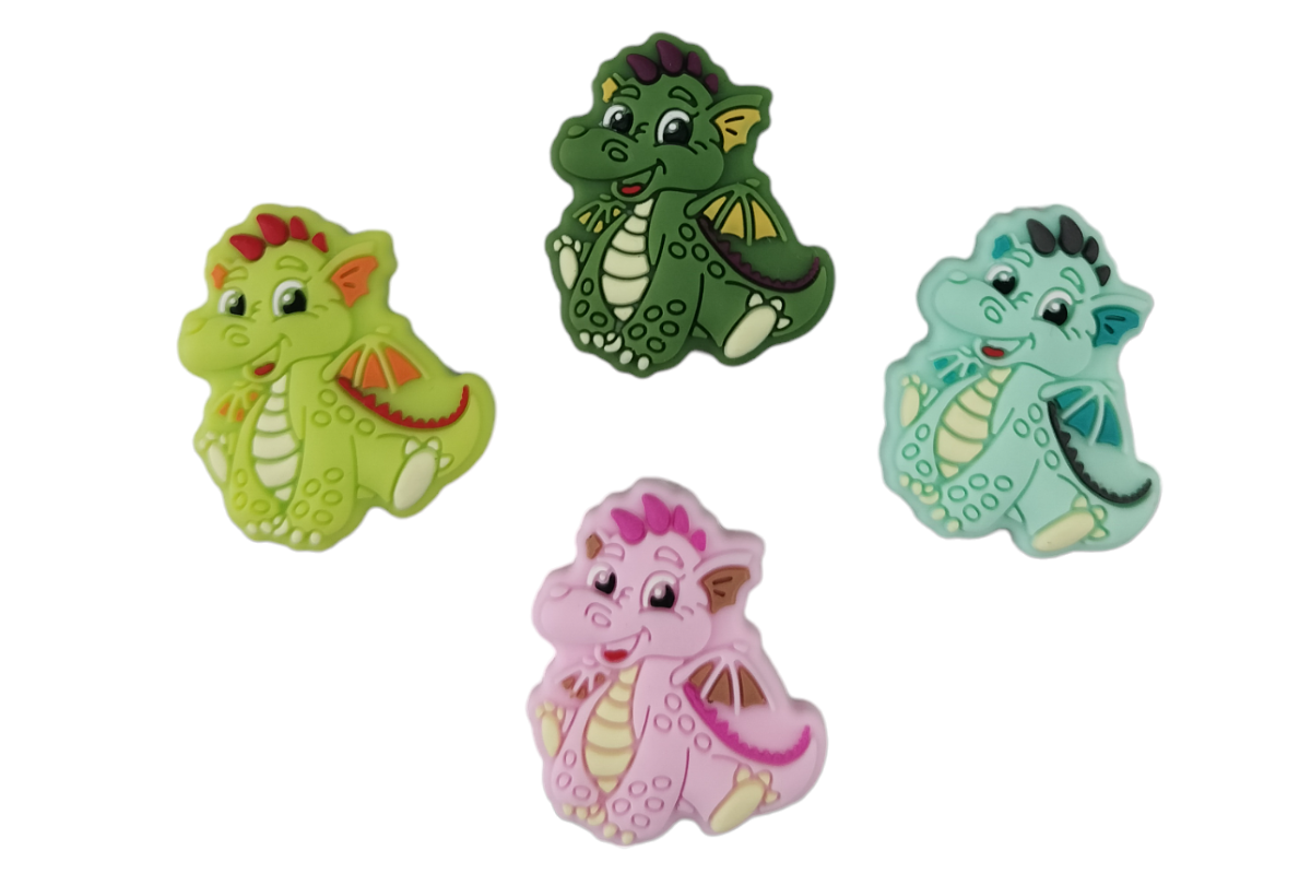 Dragon de motif en silicone