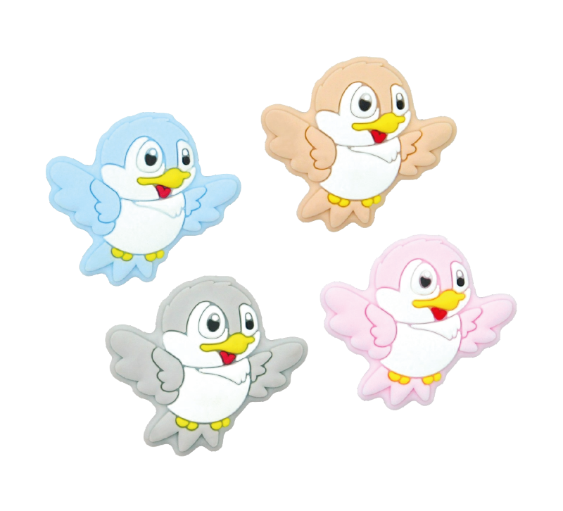 Oiseau de motif en silicone