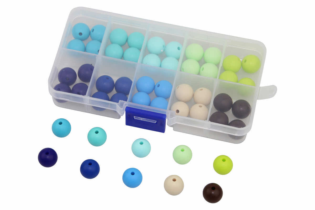 Starterset Silikonperlen 12mm Boy