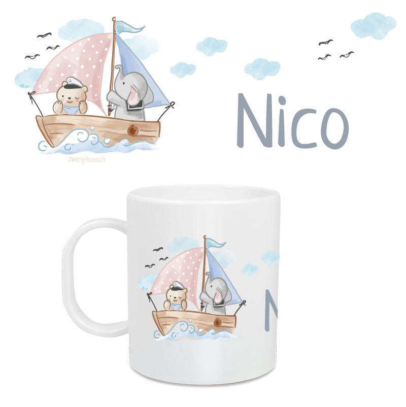 Tasse de chydrène de grand marin