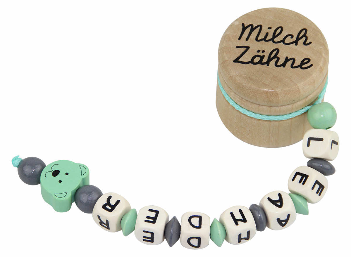 Milchzahndose Bär mint
